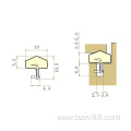 door ang window rubber seal strip pu foam sealing strip